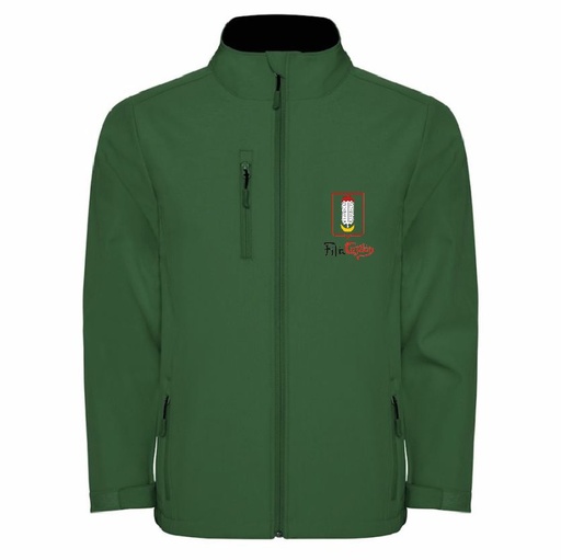CHAQUETA HOMBRE VERDE BORDADA